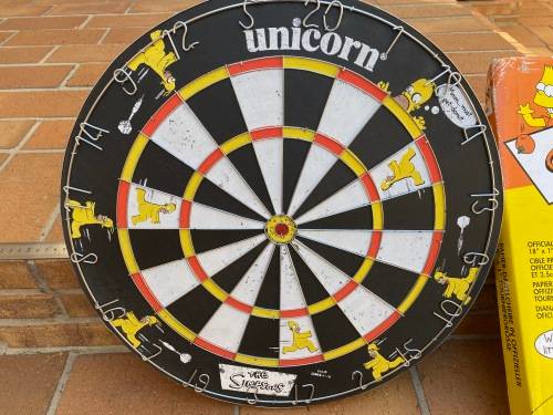 Unicorn Dart Board - Brand New - Both sided