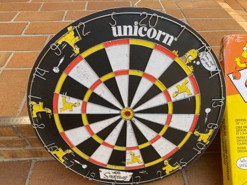 Unicorn Dart Board - Brand New - Both sided