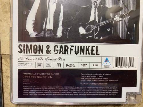 Brand new Simon and Garfunkel on Stage DVD