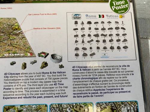 Rome 4d puzzle Brand New