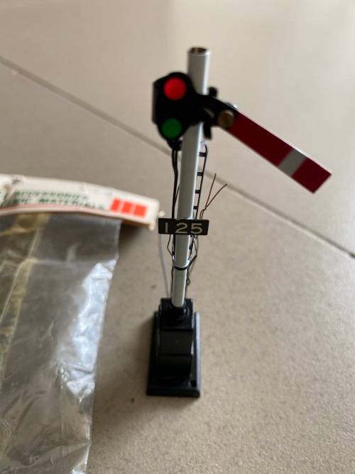 Vintage train accessory signal