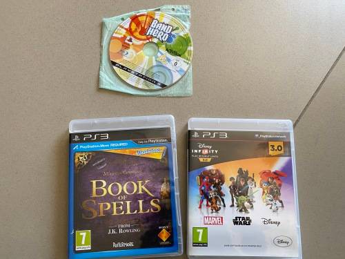 PS3 Bundle - Band Hero, Infinity and Book of Spells - nice