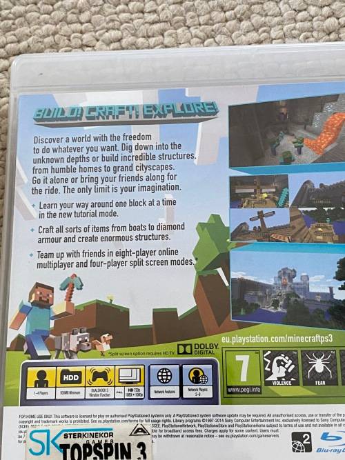 PS3 Minecraft - Excellent