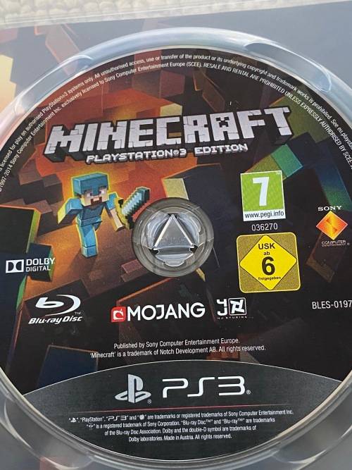 PS3 Minecraft - Excellent