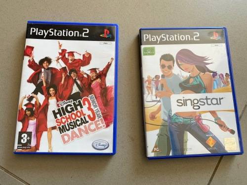 2 x PS2 Games - High School Musical and SING IT - Cheap