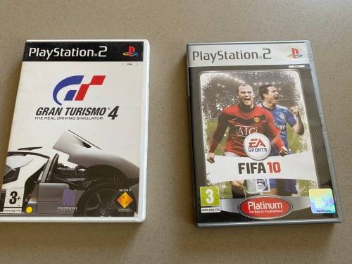 PS2 x 2 - FIFA 10 and Gran Turismo 4