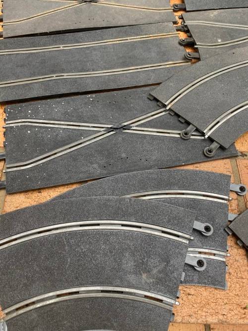 Nice set of scalextric tracks - cheap - see pics