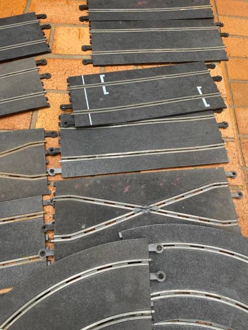 Nice set of scalextric tracks - cheap - see pics