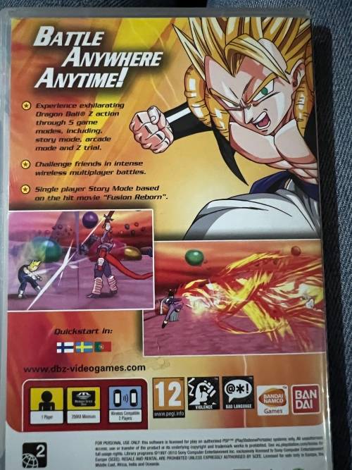 Dragon Ball Z PSP Game