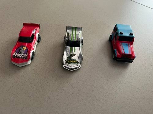 3 x slotcars for spares or repair
