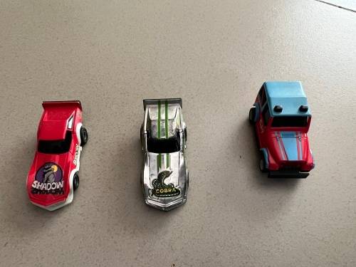 3 x slotcars for spares or repair