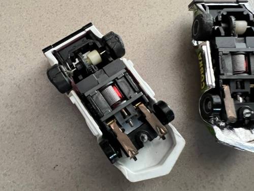 3 x slotcars for spares or repair