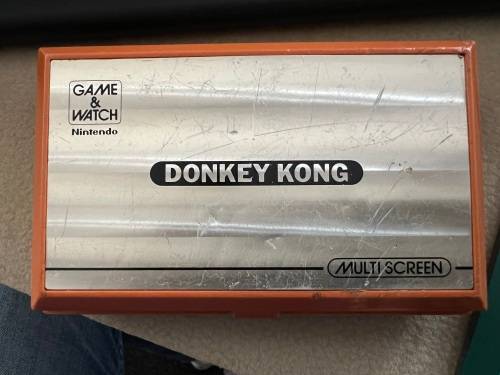 Donkey Kong Game and Watch 1980s collectable game