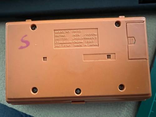 Donkey Kong Game and Watch 1980s collectable game