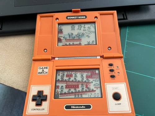 Donkey Kong Game and Watch 1980s collectable game