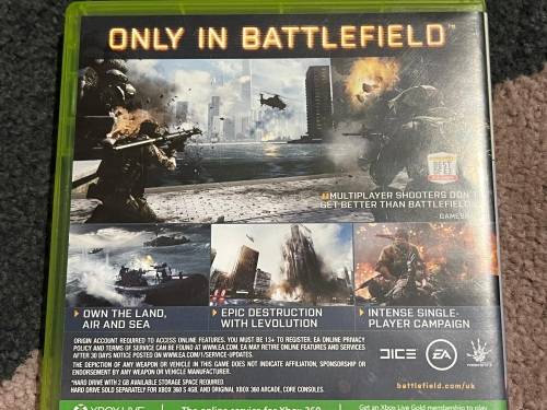 Battlefield 4 Xbox 360 game