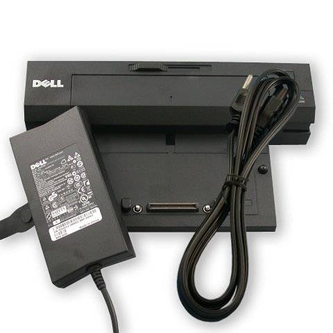 Dell E-Port Plus Replicator PR02X + 130W PA-4e AC Adapter