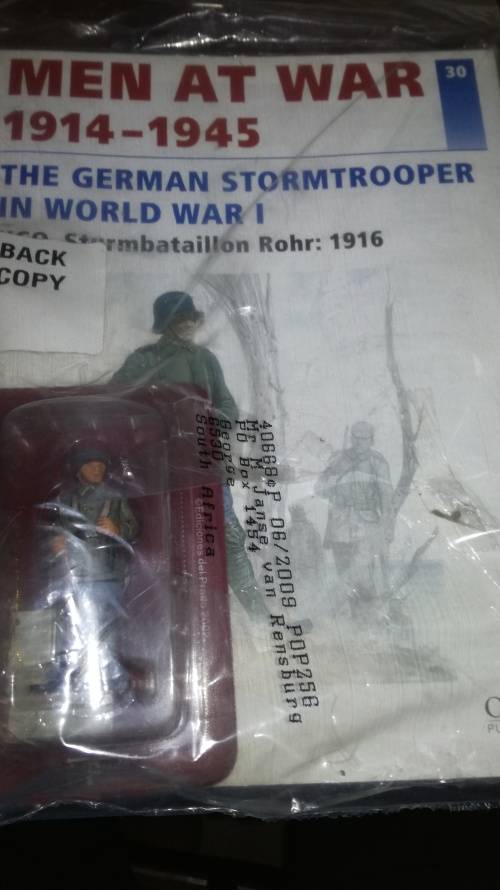 Delprado Men At War #30 The German Stormtrooper in Worl War One 1916