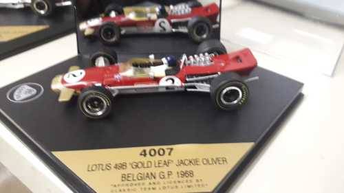 F1 Formula 1 Brand New Quartzo F1 code:4007 Lotus 49B Gold Leaf Jackie Oliver Belgian GP 1968