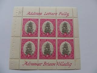 Union 1d mint sheet