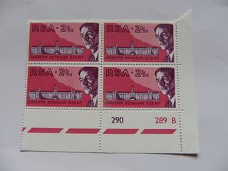 RSA 1.11 (1969) - 1st Heart Transplant mint control block