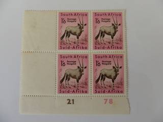 Union of SA (1954) - 1/6 Mint control block