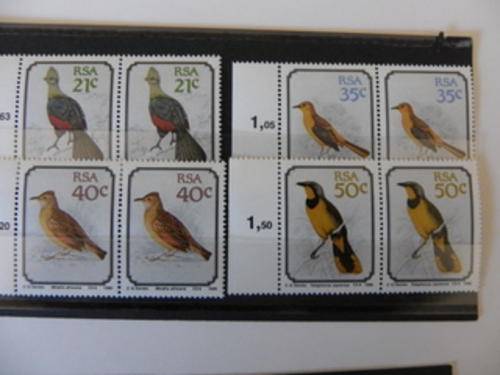 RSA 5.10 (1990) - SA Birds mint pairs
