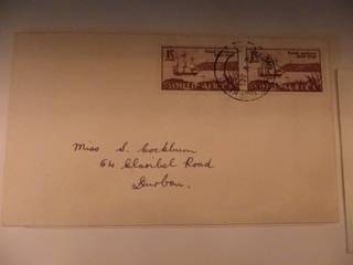 Union (1949) - Centenary Of Landing of British Settlers FDC