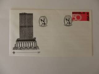 RSA 1.37 (1974) - 50th Anniversary of Broadcasting FDC