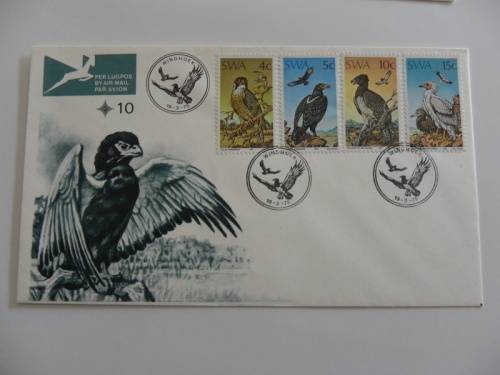 SWA 1.10 (1975) - Protected Birds of Prey FDC