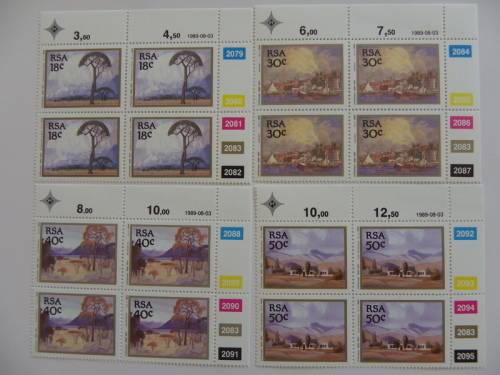 RSA 5.06 (1989) - Paintings by Pierneef Mint Control Block Set