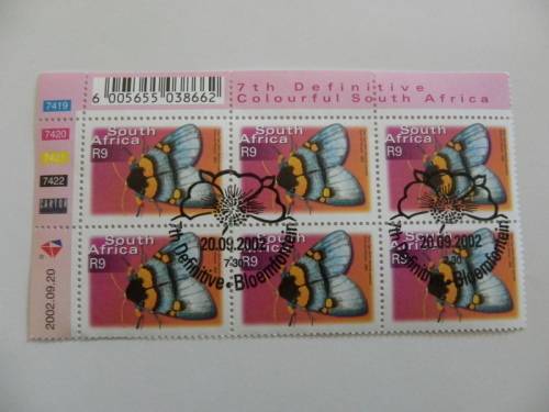 RSA 7th Series (2000) - Fauna & Flora R9-00 CTO Cancelled Control Block