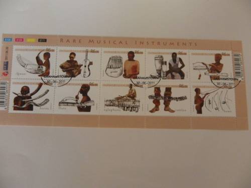RSA 8.16 (2011) - Rare Musical Instruments CTO Cancelled Full Sheet
