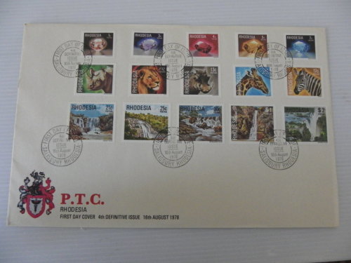 Rhodesia (1978) - Definitive Series Illustrated FDC