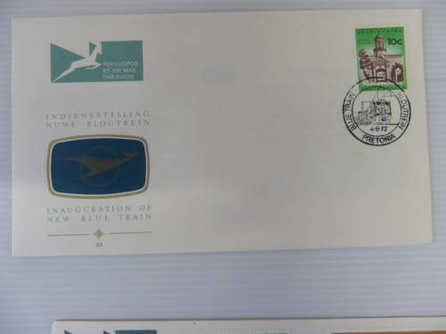 RSA 1.22 (1972) - Inauguration of the Blue Train Official FDC