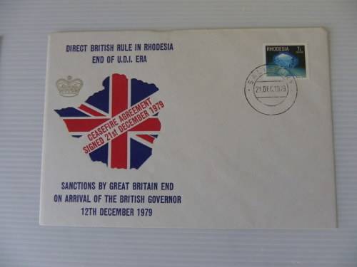 Rhodesia (1979) - Direct British Rule / End of UDI Illustrated FDC