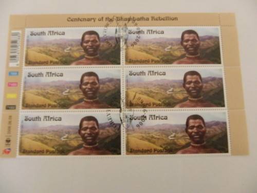 RSA 7.106 (2006) - Centenary of Bhambatha Rebellion CTO Cancelled Control Block
