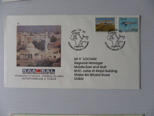 RSA (1993) - SAA #55 Illustrated FDC