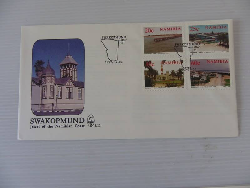 Namibia 1.11 (1992) - Swakopmund the Jewel of Namibia Coast Illustrated FDC