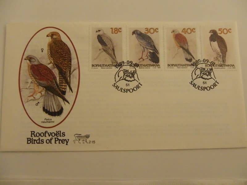 Bophuthatswana 2.15 (1989) - Birds of Prey FDC