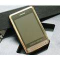 !! HOT Arrival !!- Fashion Armani Brown Dual-SIM-Dual-Standby Flat TouchScreen Cellphone!(F528B)