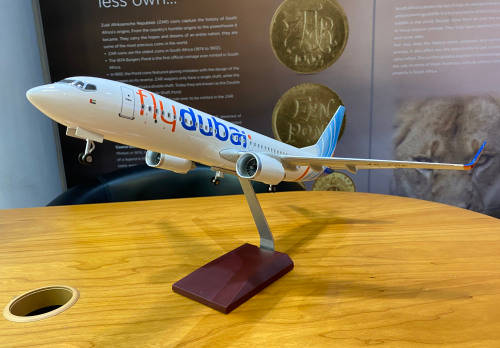 Boeing 737-800 High Quality Airplane Display Model 47CM Fly Flydubai livery