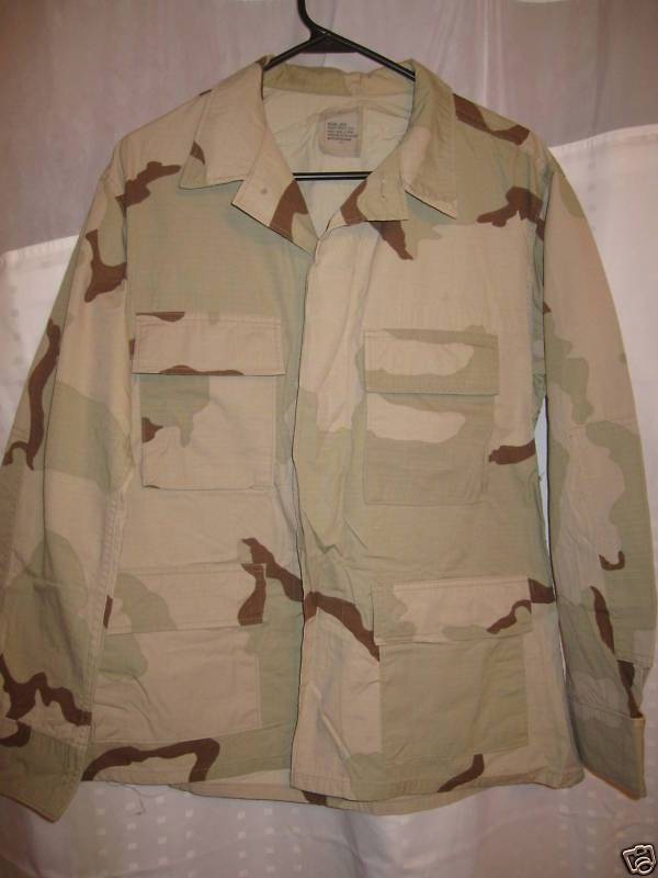 Desert BDU Shirt 3 tri colour US Army Original