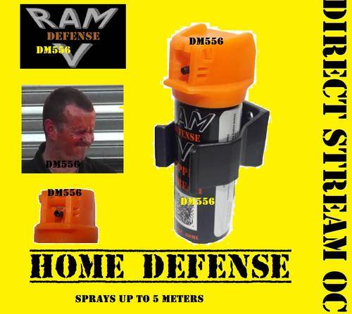 RAM DEFENSE PEPPERSPRAY 60ml wall mountable Direct Stream 5 meter  R249.95