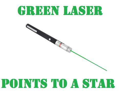 GREEN LASER POINTS TO A STAR R599.00