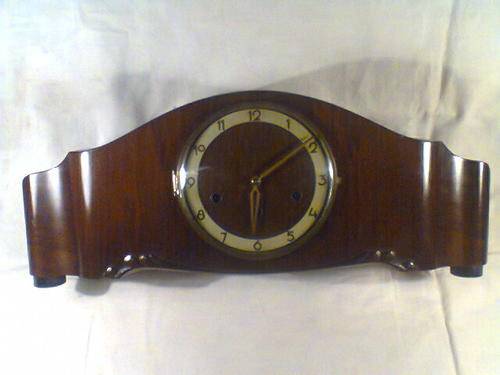 A Awesome "1930's" Mauthe Westminster Chime Art Deco Mantel Clock, Original German Vintage.