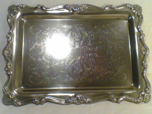 A Beautiful set of 2 HOTELWARE Kettles on a Tray and a set of Silver Plated Salad tongs.