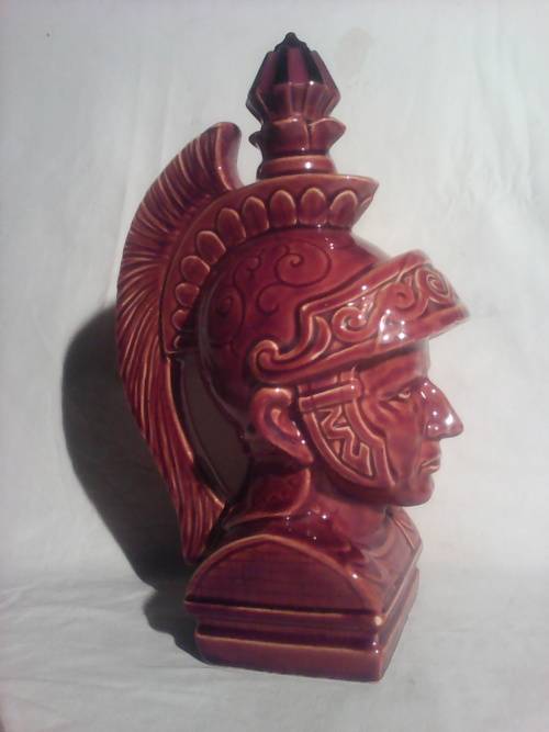 Man Cave special "The Centurion"Rare old Whiskey Bottle. It was really well made. Sold as used.