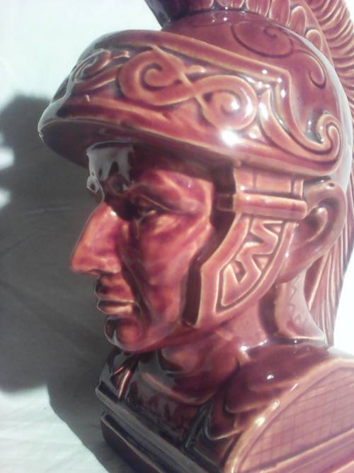 Man Cave special "The Centurion"Rare old Whiskey Bottle. It was really well made. Sold as used.