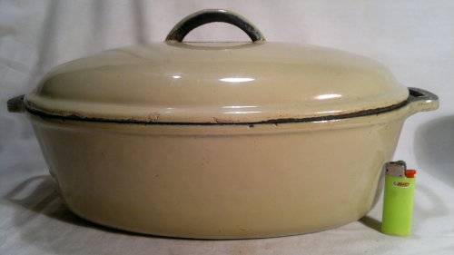 Founded in 1942 Rhodesian Iron and Steel Company 2 PROTOTYPES Heavy Cast Iron Green Enamel Roast Pot